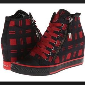 DKNY Carmilla wedge sneakers